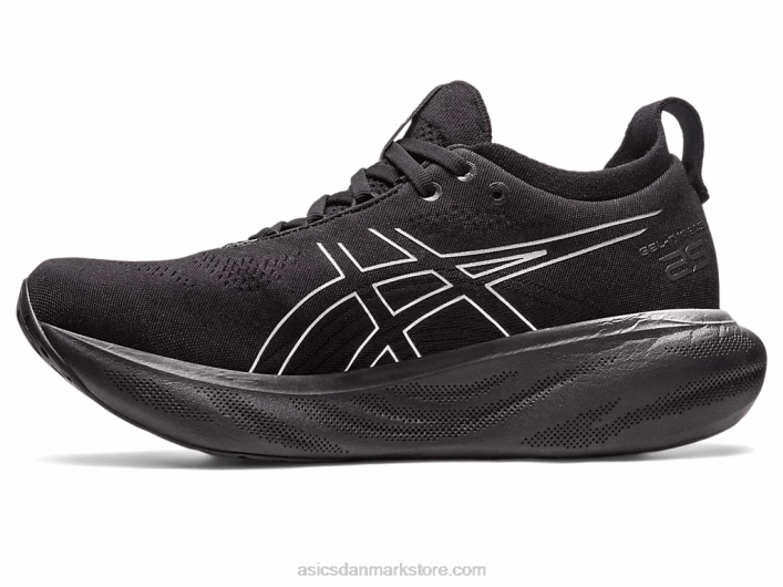 Asicsgel-nimbus 25 platin 60Z42379 sort/ren sølv