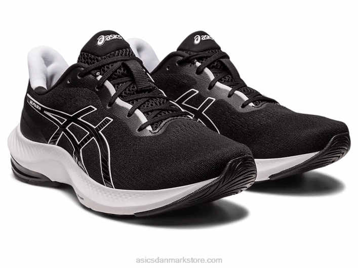 Asicsgel-puls 14 bred 60Z42466 sort hvid