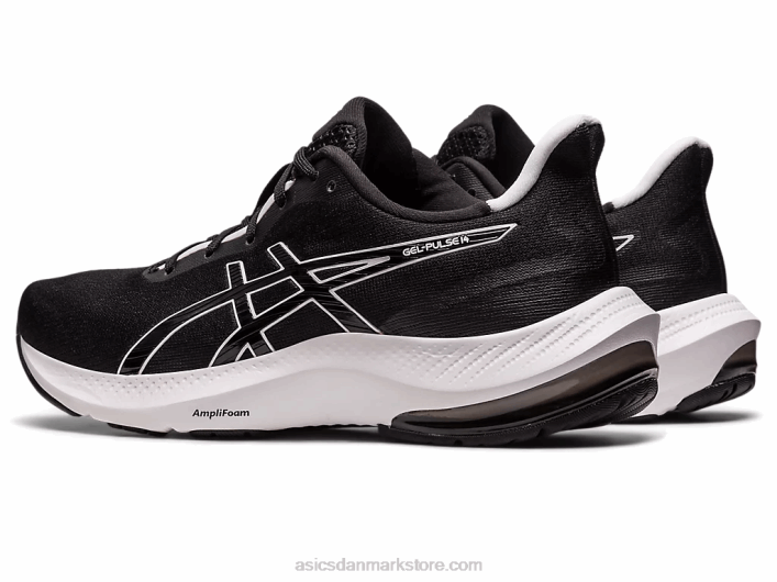 Asicsgel-puls 14 bred 60Z42466 sort hvid