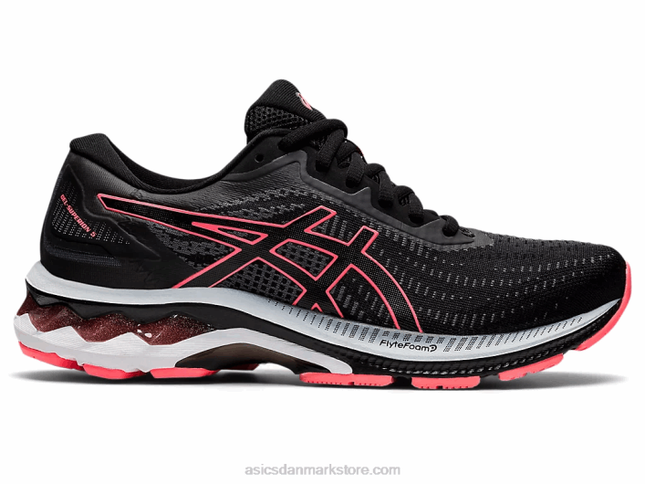 Asicsgel-superion 5 60Z42606 sort/flammende koral