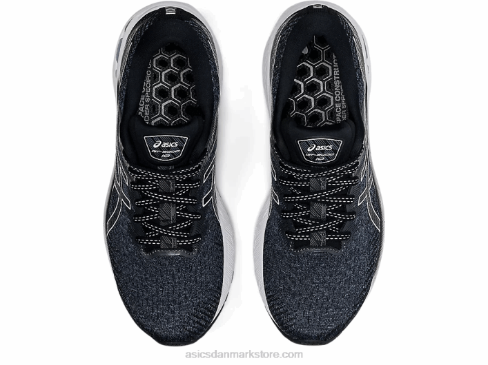 Asicsgt-2000 10 bred 60Z43694 sort hvid