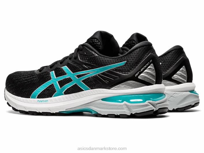 Asicsgt-2000 9 60Z44125 sort/techno cyan
