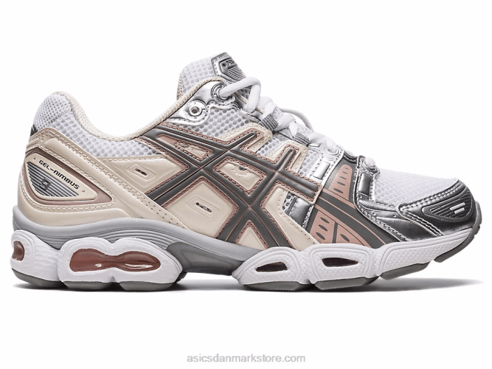 Asicsgel-nimbus 9 60Z42302 hvid/havregryn