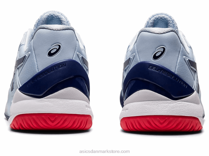 Asicsgel-opløsning 8 bred 60Z43107 blød himmel/dykkeblå