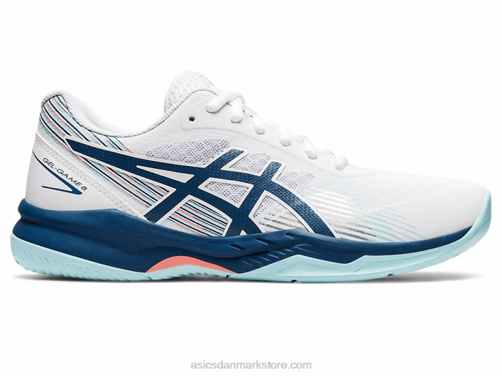 Asicsgel-spil 8 60Z43532 hvid/lys indigo