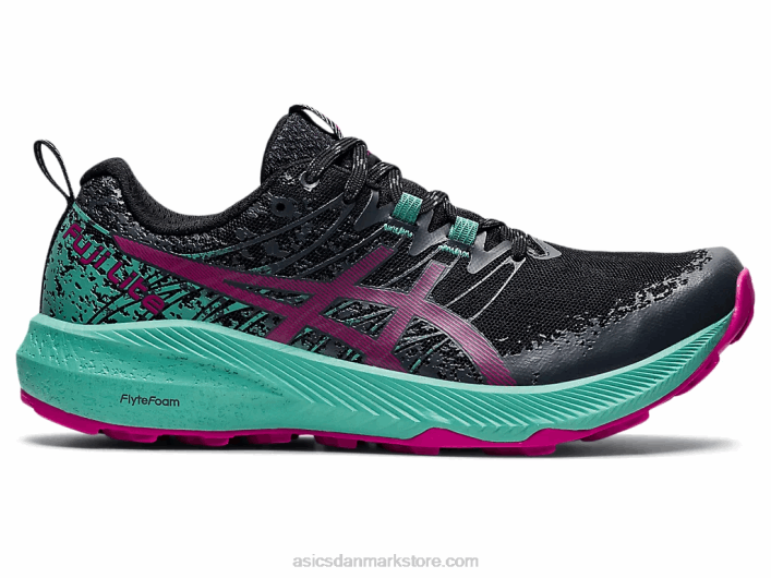 Asicsfuji lite 2 60Z43586 sort/fuchsiarød