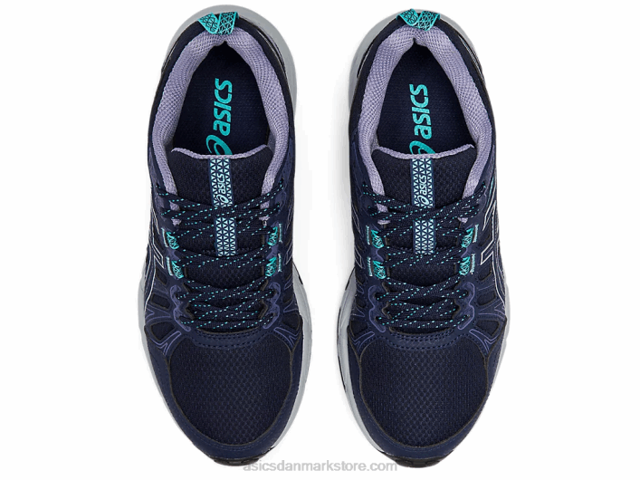 Asicsgel-venture 7 bred 60Z44201 sort/sølv