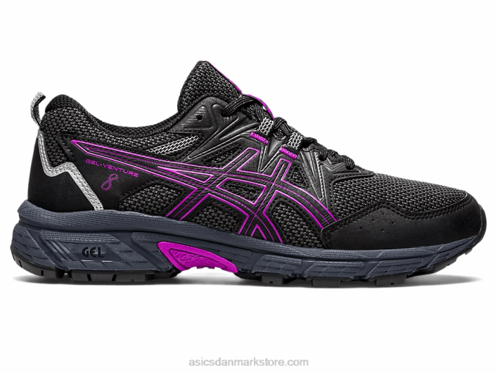 Asicsgel-venture 8 60Z42710 sort/orkidé