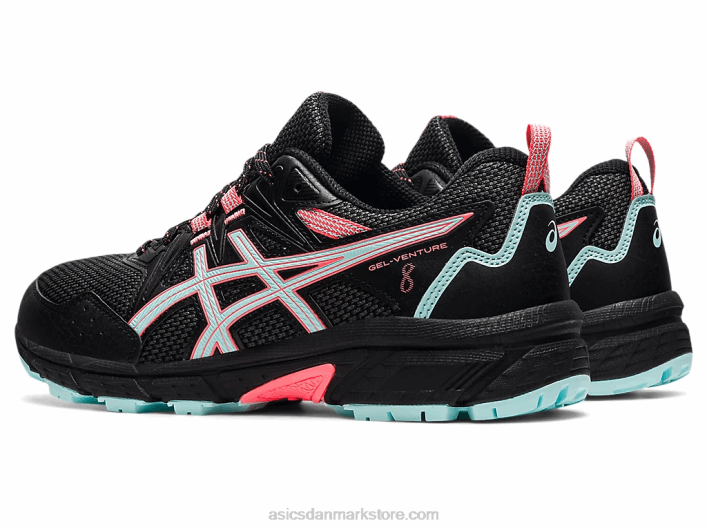 Asicsgel-venture 8 bred 60Z43547 sort/klar blå