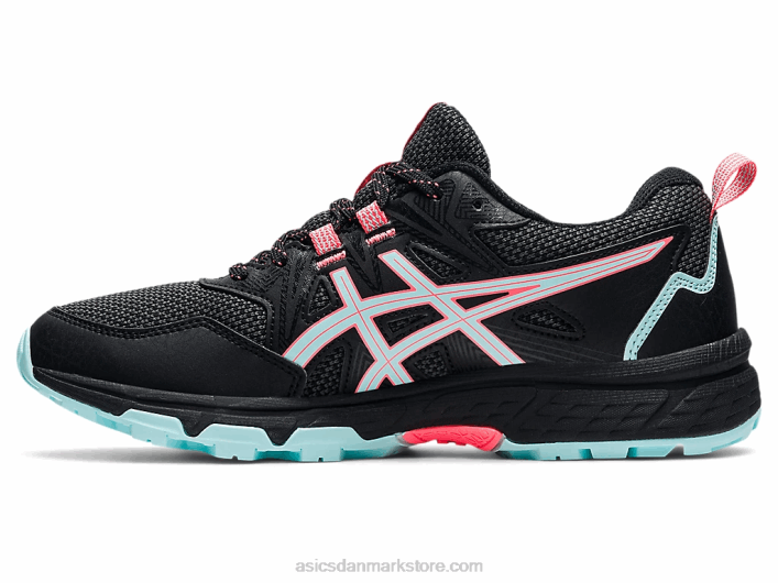 Asicsgel-venture 8 bred 60Z43547 sort/klar blå