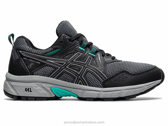 Asicsgel-venture 8 bred 60Z43946 sort/pladesten