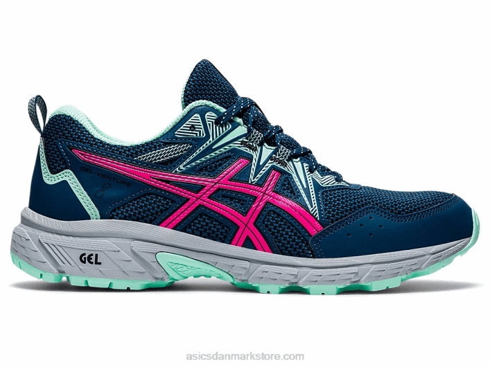 Asicsgel-venture 8(d) 60Z43559 mako blå/pink glo