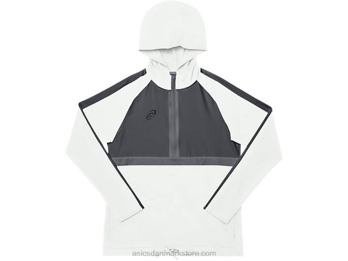 Asicsdamestretchvævet banetop 60Z44088 team stål grå/team hvid