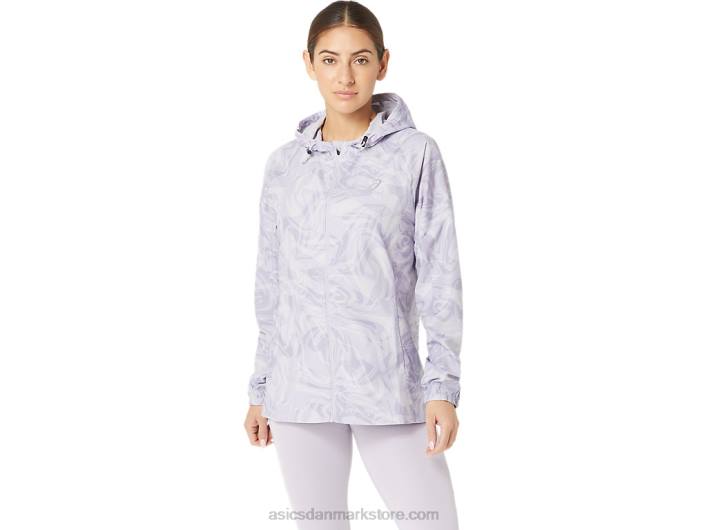 Asicsdame pr lyte pakbar jakke 60Z42318 skumring violet sumi drop