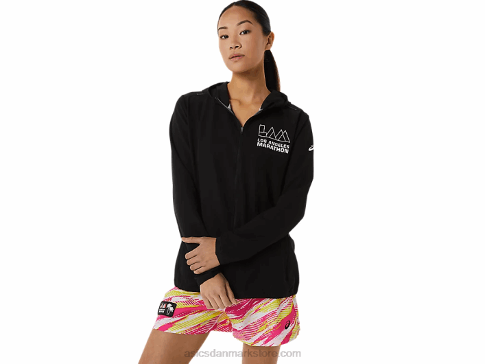 Asicsdame ready-set jakke lam 60Z43311 ydeevne sort