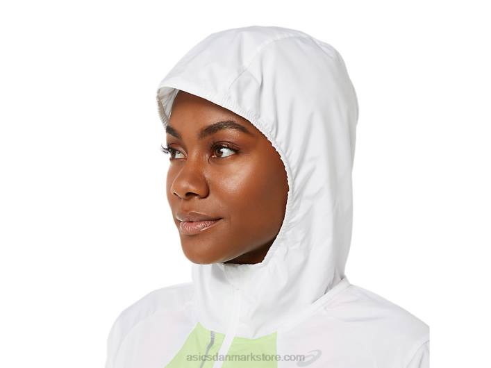 Asicslite-show jakke til kvinder 60Z43270 strålende hvid/limegrøn