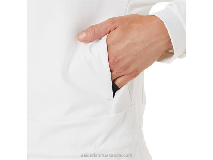 Asicstennisjakke til kvinder 60Z43286 strålende hvid/sort