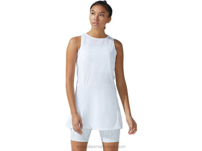 Asicskvinders nye stærke 92 kjole 60Z43821 hvid/glacier grå print