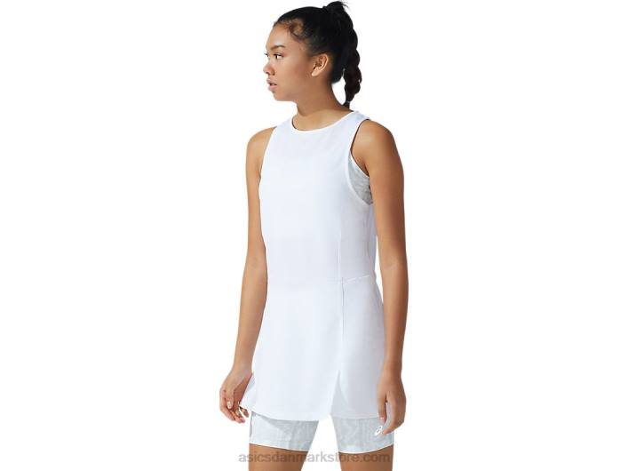 Asicskvinders nye stærke 92 kjole 60Z43821 hvid/glacier grå print