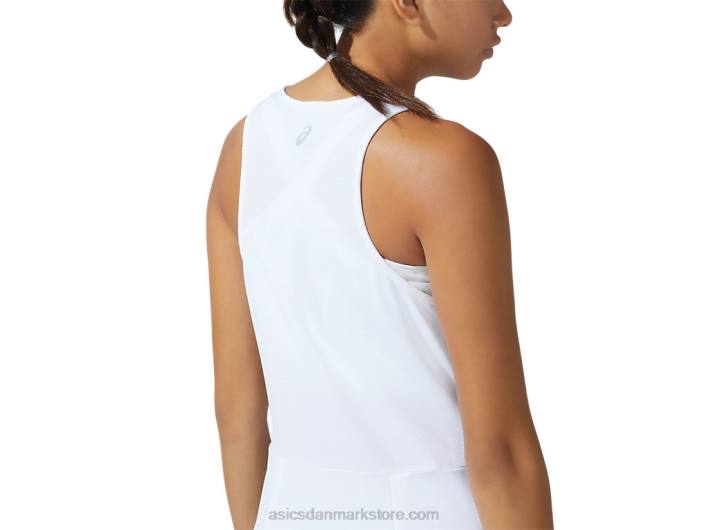 Asicskvinders nye stærke 92 kjole 60Z43821 hvid/glacier grå print