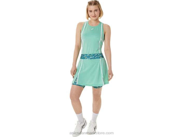 Asicskvinders nye stærke 92 skort 60Z43057 seafoam/tennis japan børstet aop