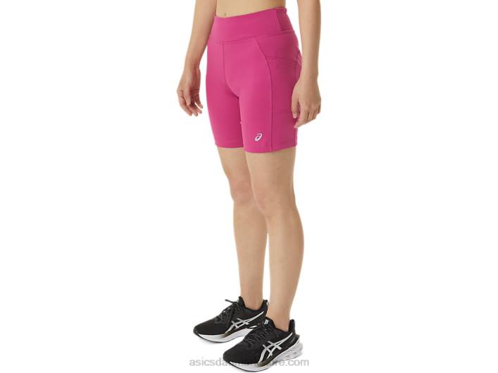 Asics7 tommer strik shorts til kvinder 60Z43376 fuchsia rød