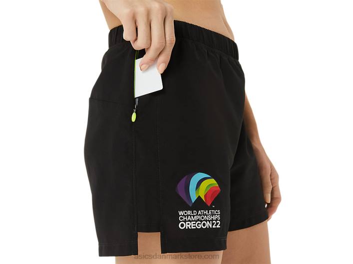 Asicsdame færdigt sæt 3in short wch 60Z43219 ydeevne sort