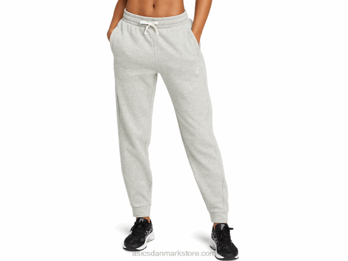 Asicsdame fleece jogger 60Z44151 lysegrå lyng