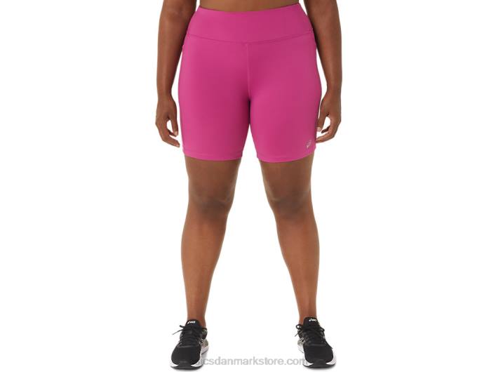 Asicsdame pr lyte 5in run short med lommer 60Z43291 fuchsia rød