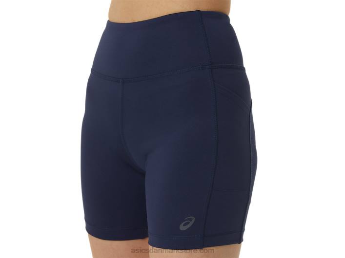Asicsdame pr lyte 5in run short med lommer 60Z43296 peacoat