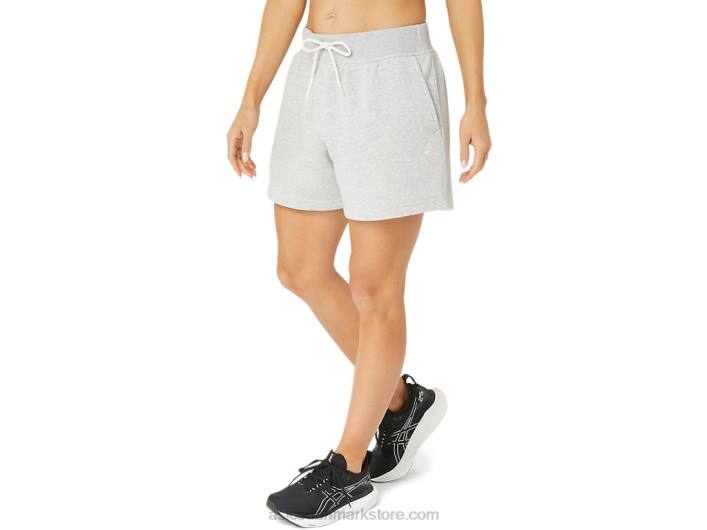 Asicskvinders søndag sana fleece short 60Z42151 lysegrå lyng