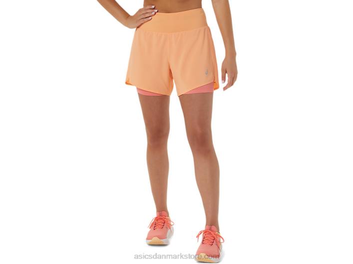 Asicskvinders vej 2-n-1 5.5i kort 60Z42564 sommerklit/papaya