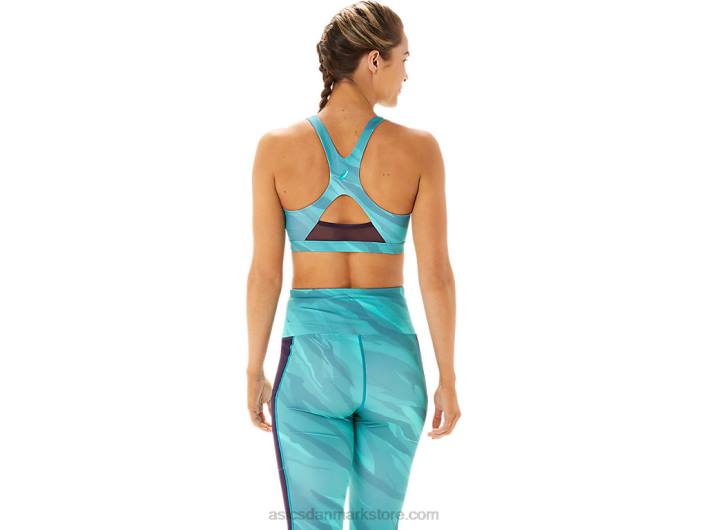 Asicsgrafisk trænings-bh til kvinder 60Z42926 tåget fyr