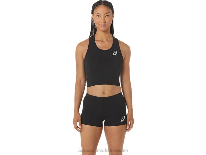 Asicskvinders bane cropped top 60Z42312 ydeevne sort