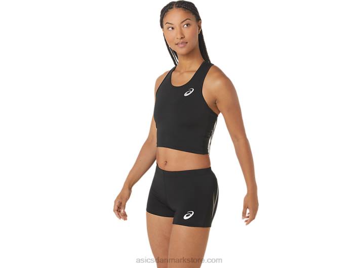 Asicskvinders bane cropped top 60Z42312 ydeevne sort