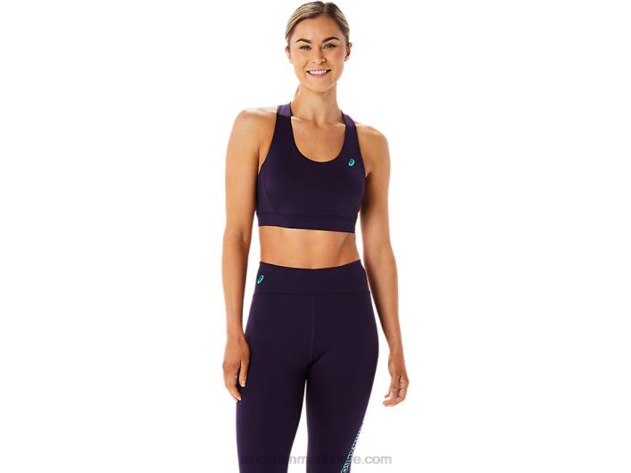 Asicskvinders bh med kryds bagpå 60Z42955 natskygge