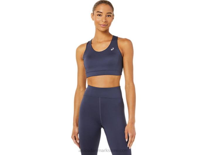 Asicskvinders bh med kryds bagpå 60Z43379 indigo tåge