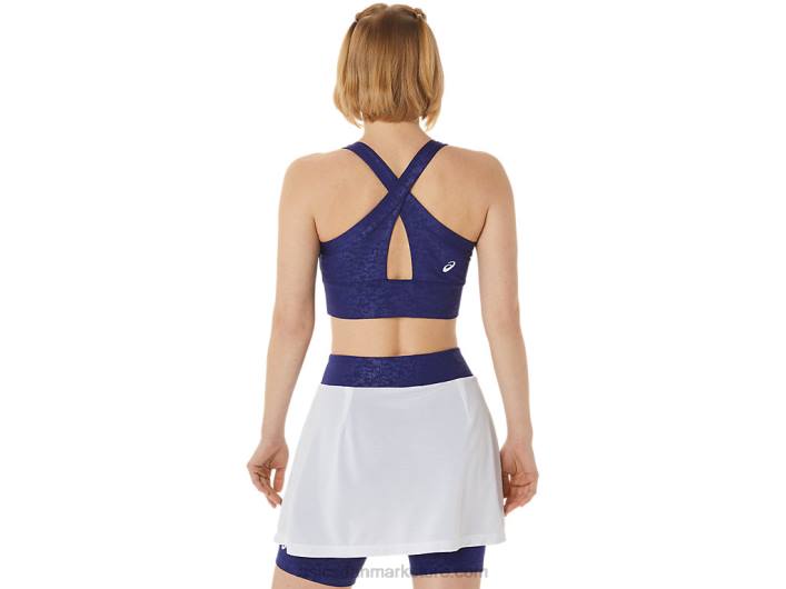 Asicskvinders nye stærke 92 printede bh 60Z43011 japan børstet præg dyk blå