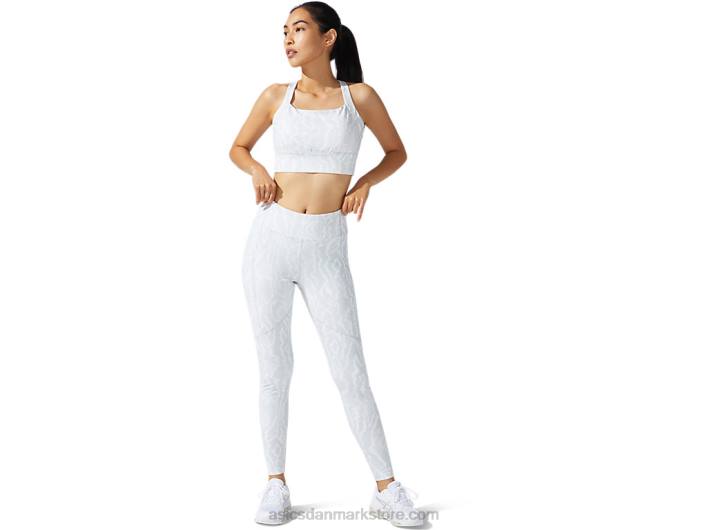 Asicskvinders nye stærke 92 printede bh 60Z43776 strålende hvidt print