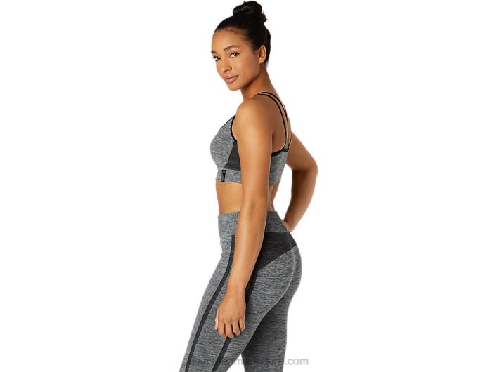 Asicsvendbar sømløs bh til kvinder 60Z43659 ydeevne sort