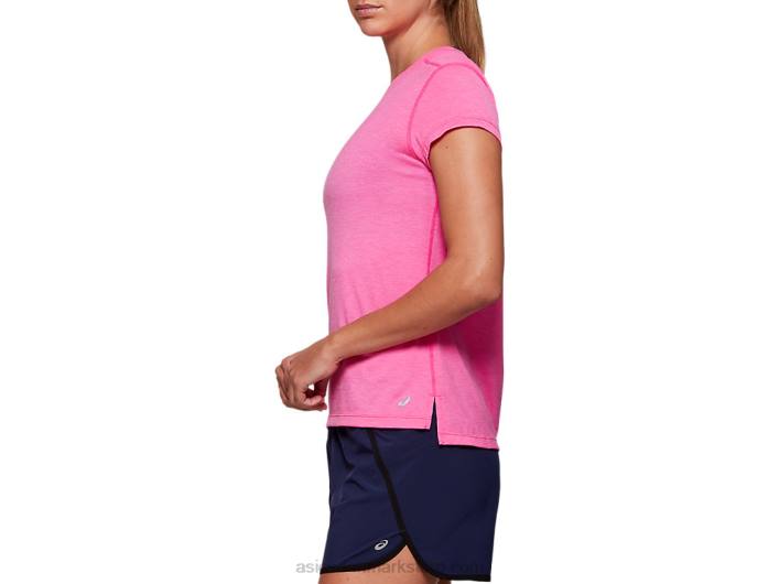 AsicsDorai kortærmet top til kvinder 60Z44054 pink glo lyng
