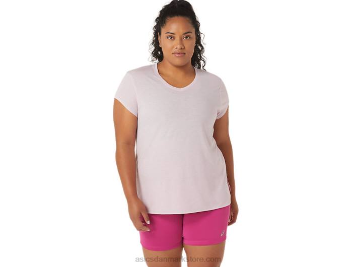 Asicsdame lyng top med vneck 60Z42746 knap rosenlyng