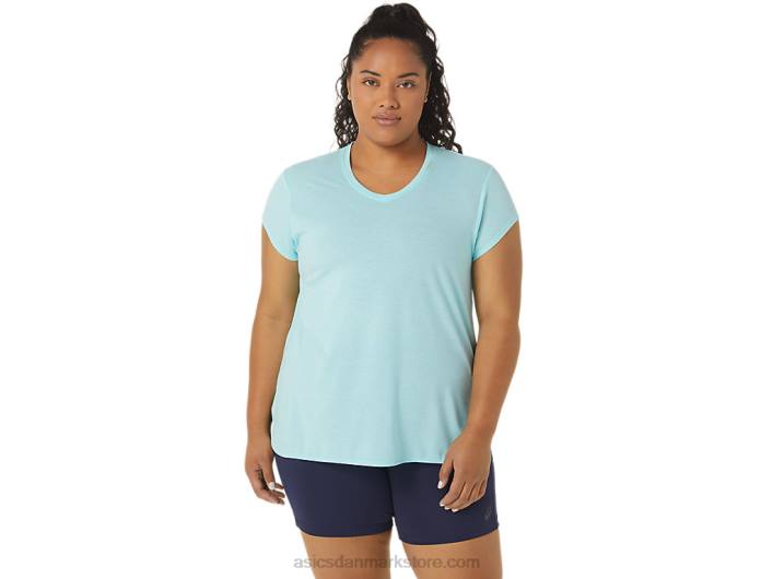 Asicsdame lyng top med vneck 60Z43403 klarblå lyng