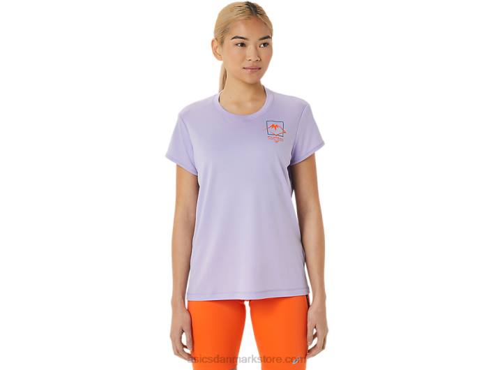 Asicsfujitrail logo kortærmet top til kvinder 60Z43074 damp