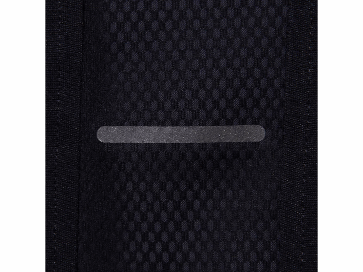 Asicskortærmet racertop til kvinder 60Z44142 ydeevne sort