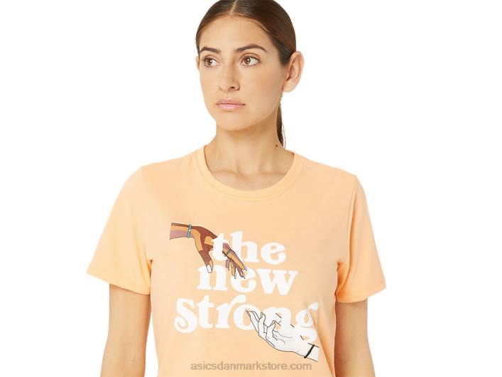 Asicskvinders den nye stærke løbe-t-shirt 60Z42232 sommerklit