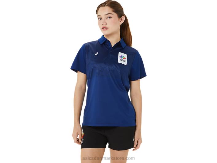 Asicskvinders hex gradient polo wch 60Z43214 mørkeblå (pantone 281 c)