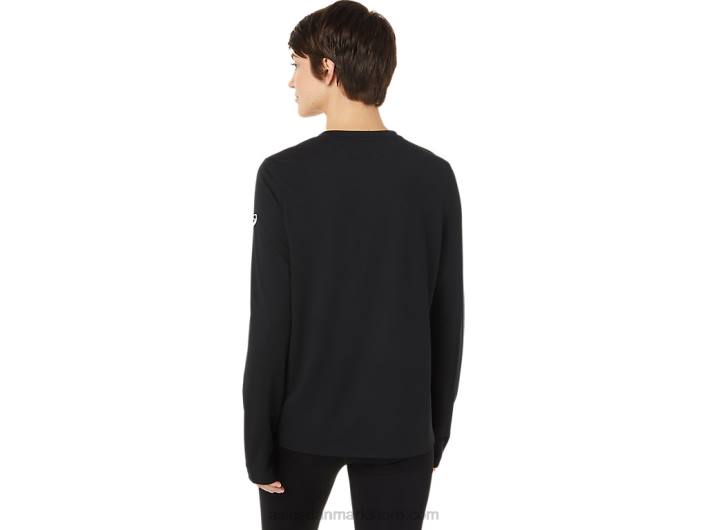 Asicskvinders lam ready-set ii langærmet 60Z43643 ydeevne sort