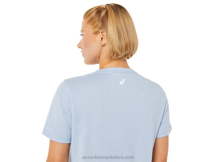 Asicskvinders nye stærke 92 grafiske t-shirt 60Z43761 tåge/glød gul