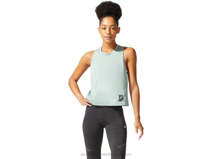 Asicskvinders sakura tank 60Z43971 skifergrå